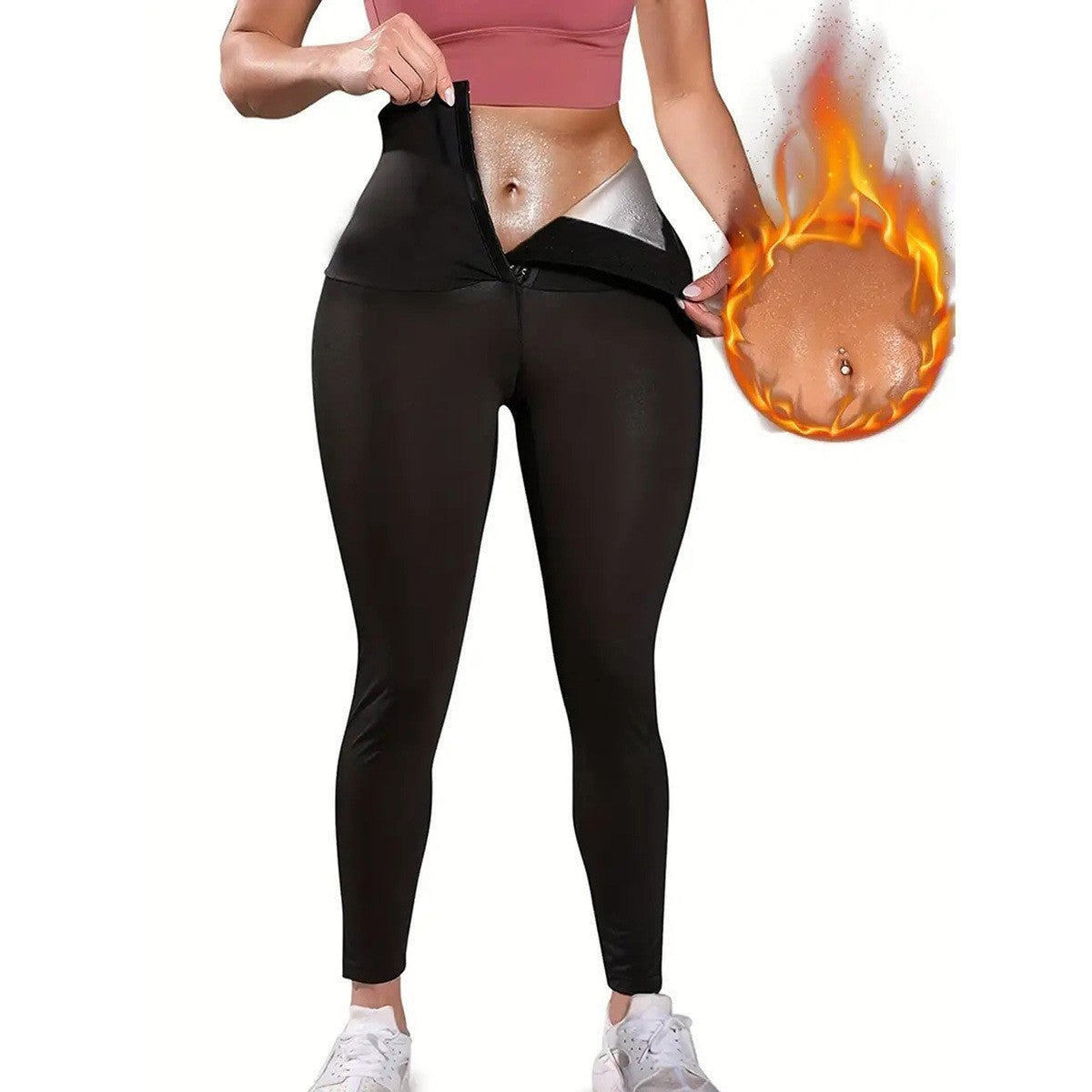 Women’s High-Waisted Compression Pants – Tummy Control & Waist Support with Shaping Fit