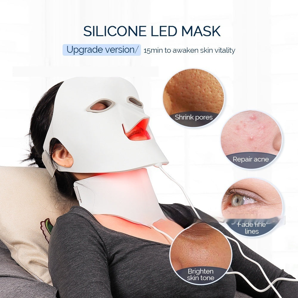 Beauty Silicone Mask - Led Phototherapy Skin Rejuvenation