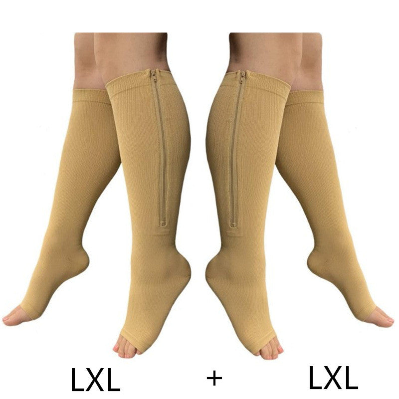 Stretch Silk Compression Socks – Breathable Shaping Support for Everyday Comfort