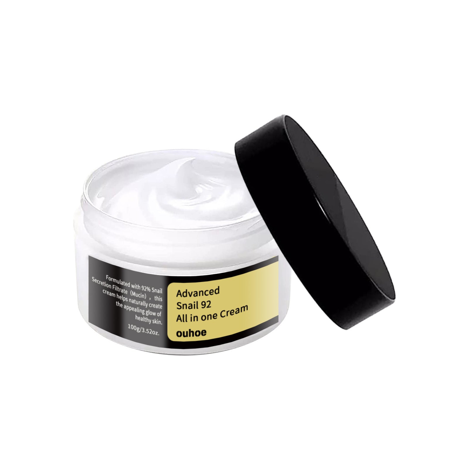 Brightening snail mucin face serum with anti-aging and firming benefit