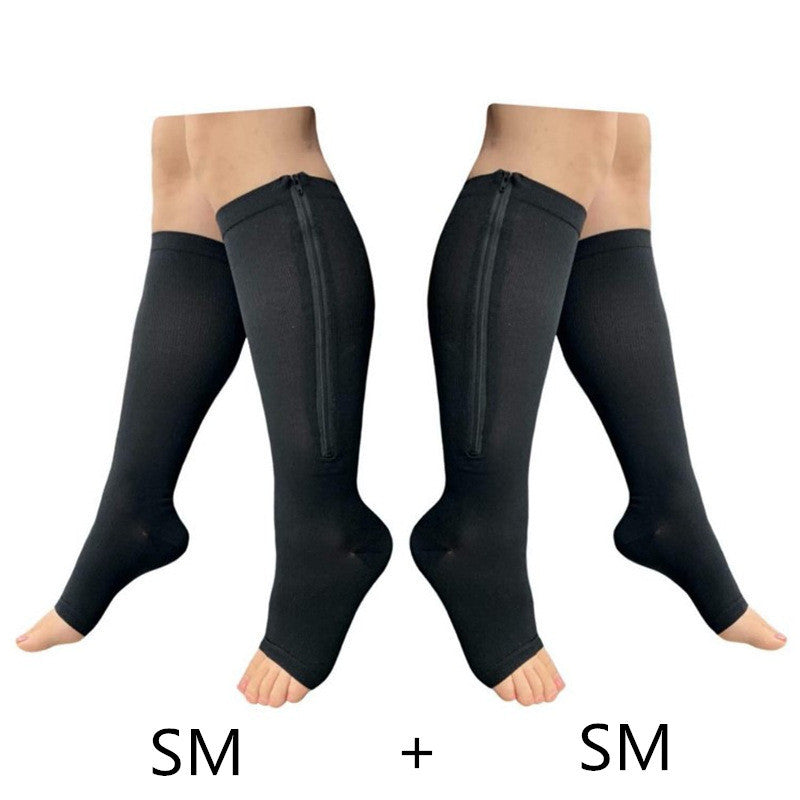 Stretch Silk Compression Socks – Breathable Shaping Support for Everyday Comfort